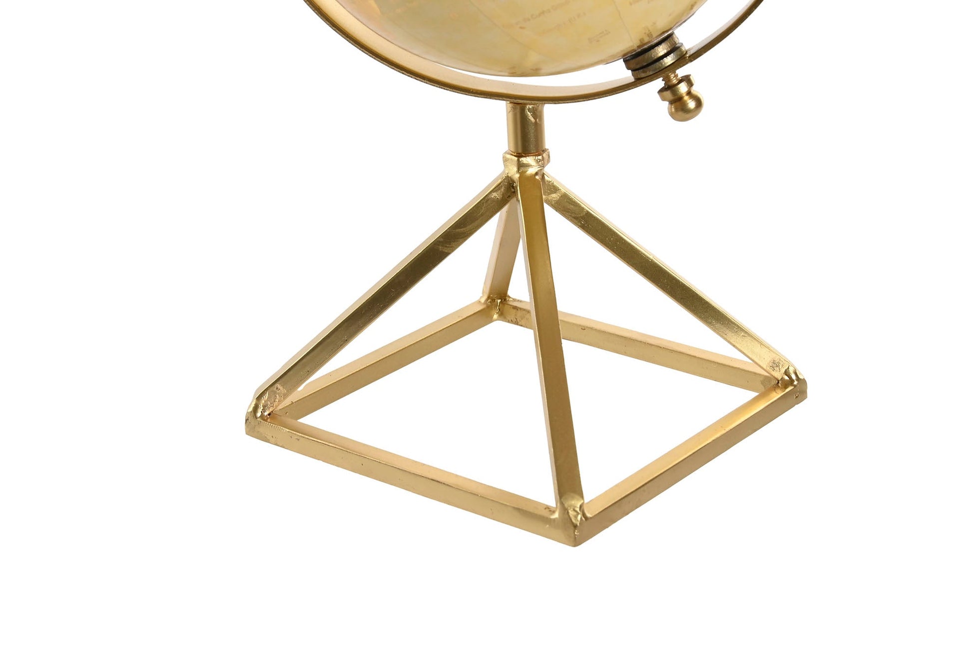 Globe on Triangle Base - Elegant Décor Piece - LUXONAS