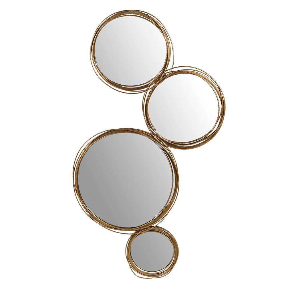 Gold 4 Loops Mirror - LUXONAS