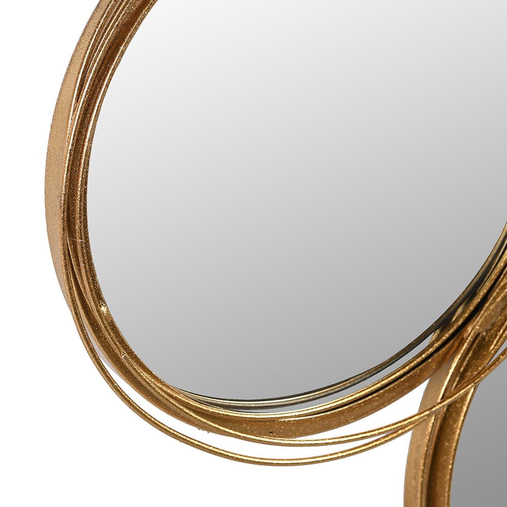 Gold 4 Loops Mirror - LUXONAS