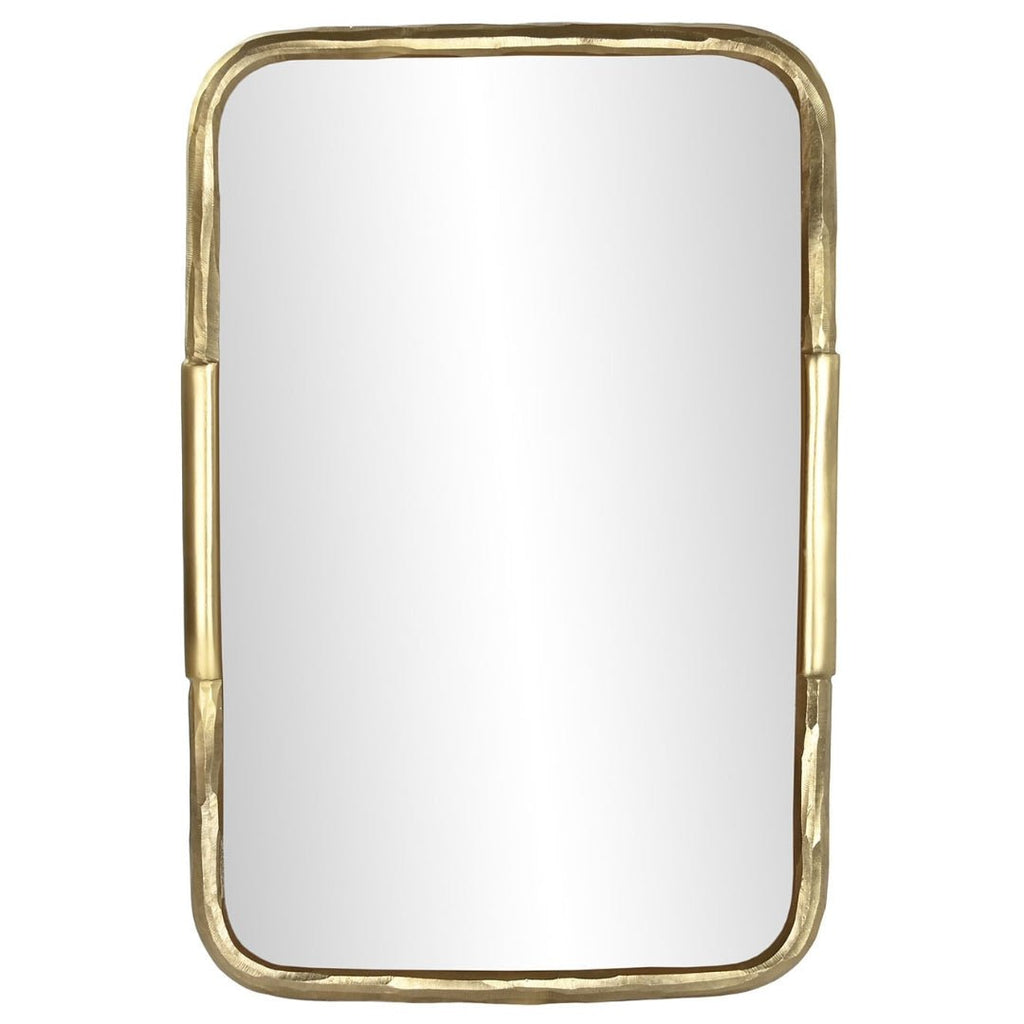 Gold Aluminium Abstract Frame Mirror - LUXONAS