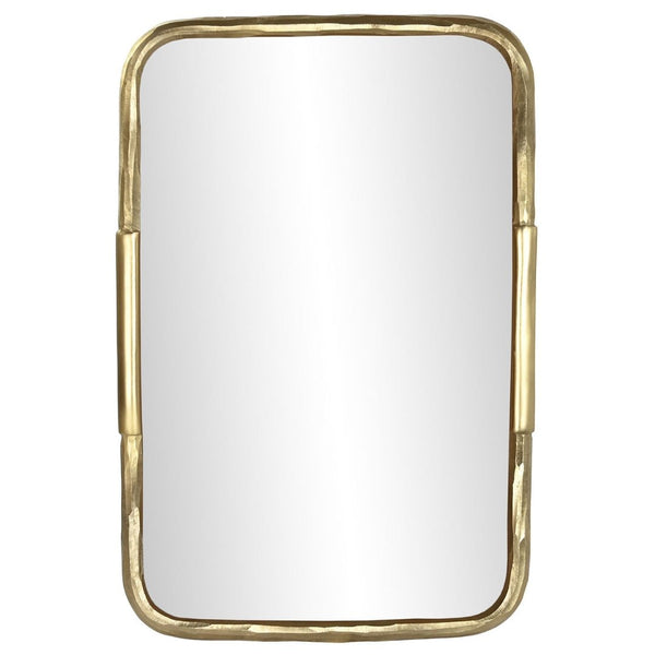 Gold Aluminium Abstract Frame Mirror