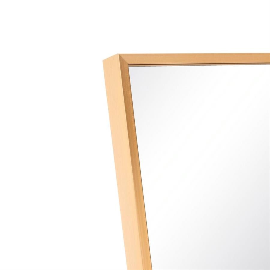 Gold Aluminium Frame Standing Mirror - LUXONAS