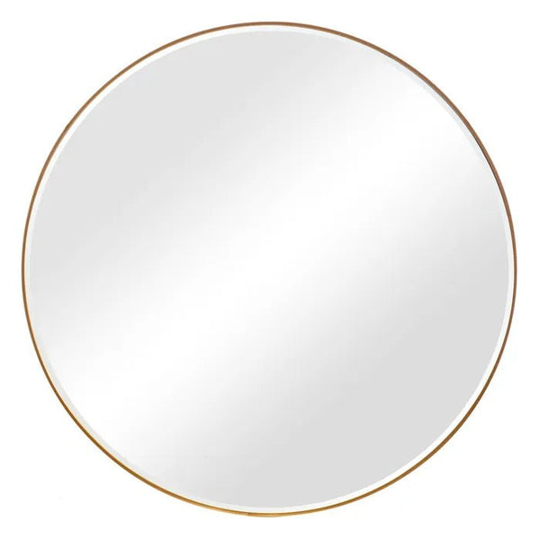 Gold Aluminum Frame Mirror 80cm