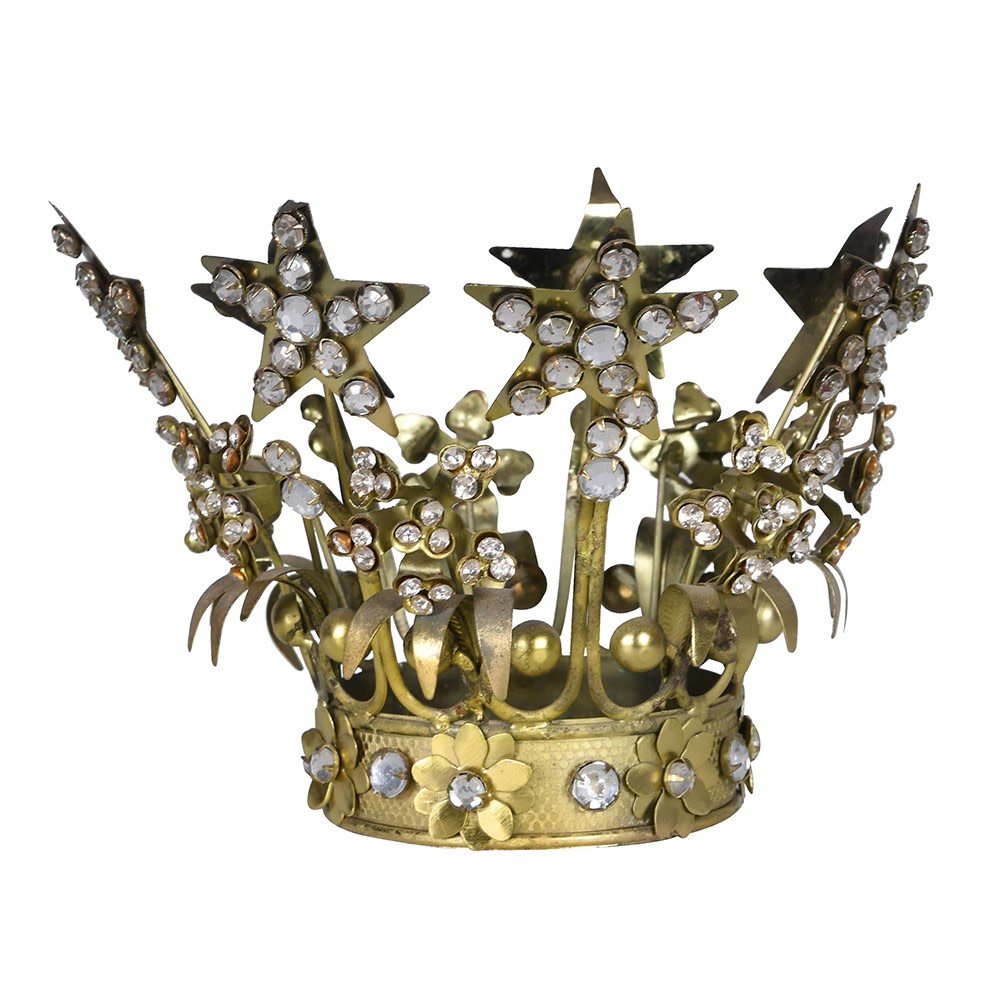 Gold Elegant Crown - A Regal Accessory for Any Occasion - LUXONAS