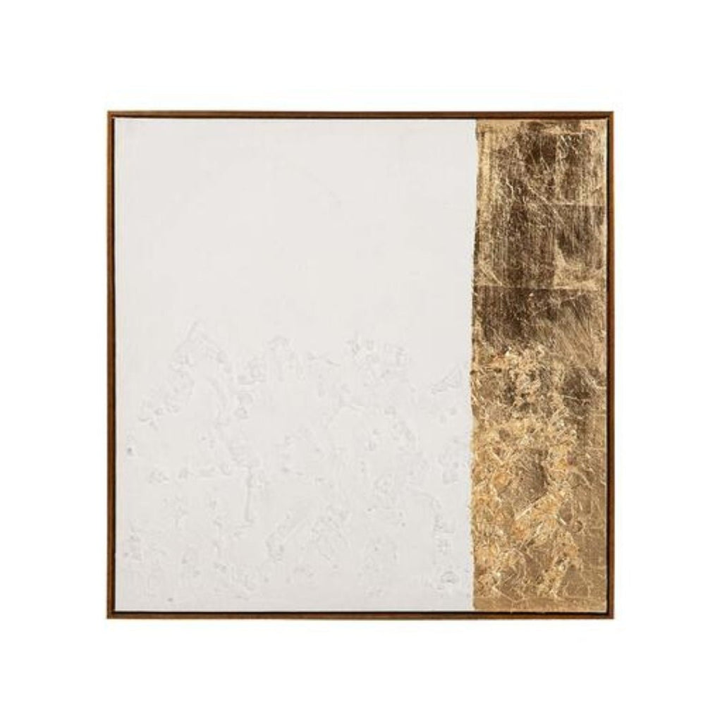 Gold Foil Abstract Wall Art
