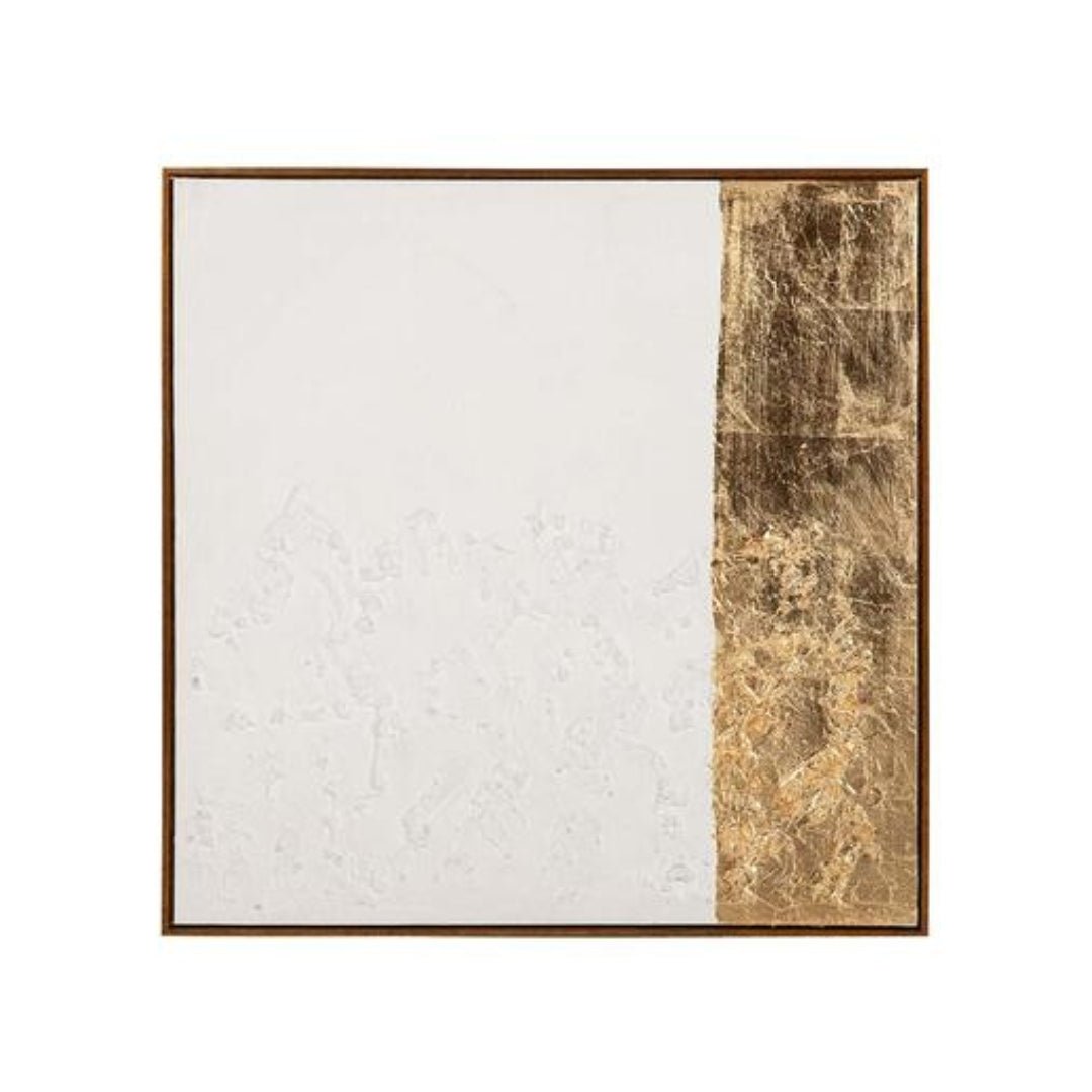 Gold Foil Abstract Wall Art