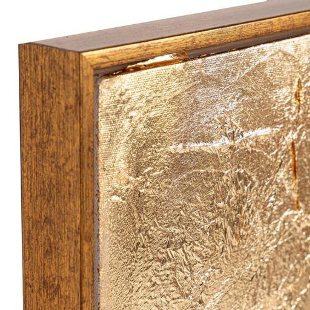 Gold Foil Abstract Wall Art - LUXONAS