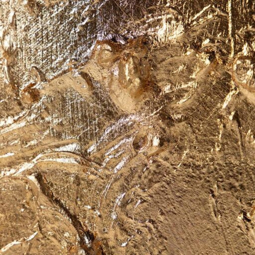 Gold Foil Abstract Wall Art - LUXONAS