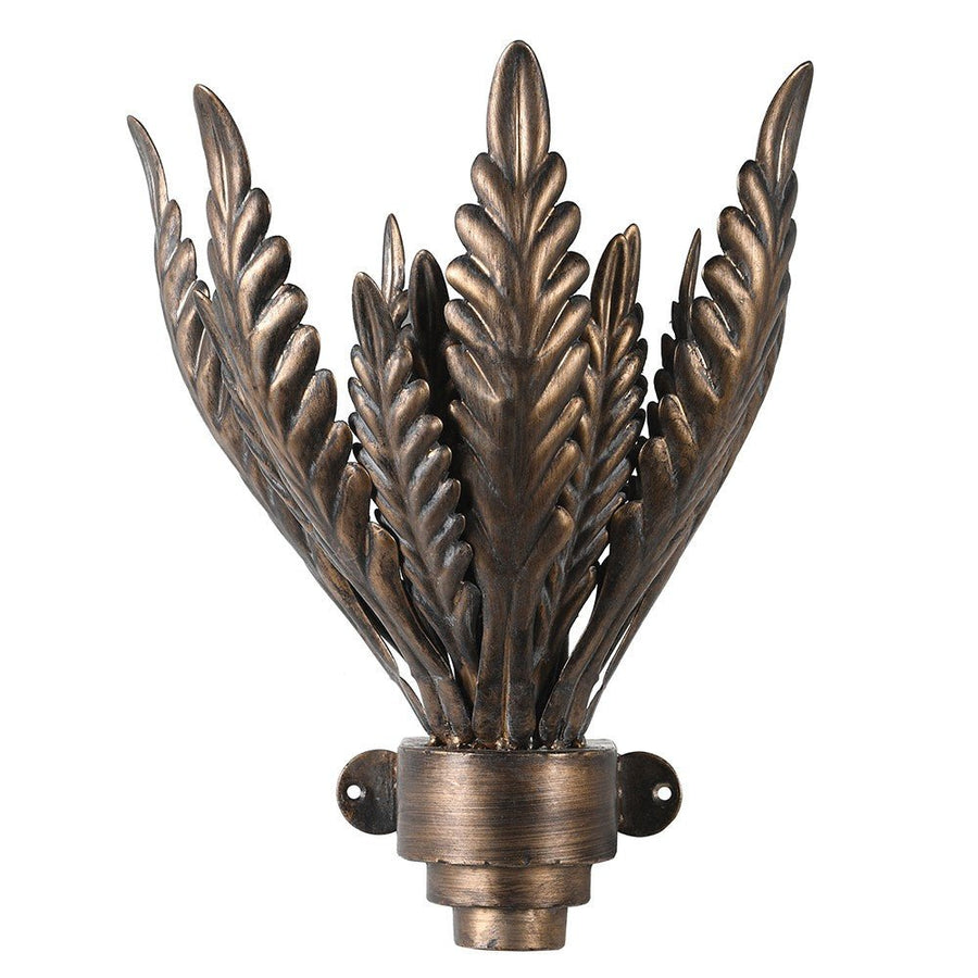 Gold Leaves Metal Wall Light