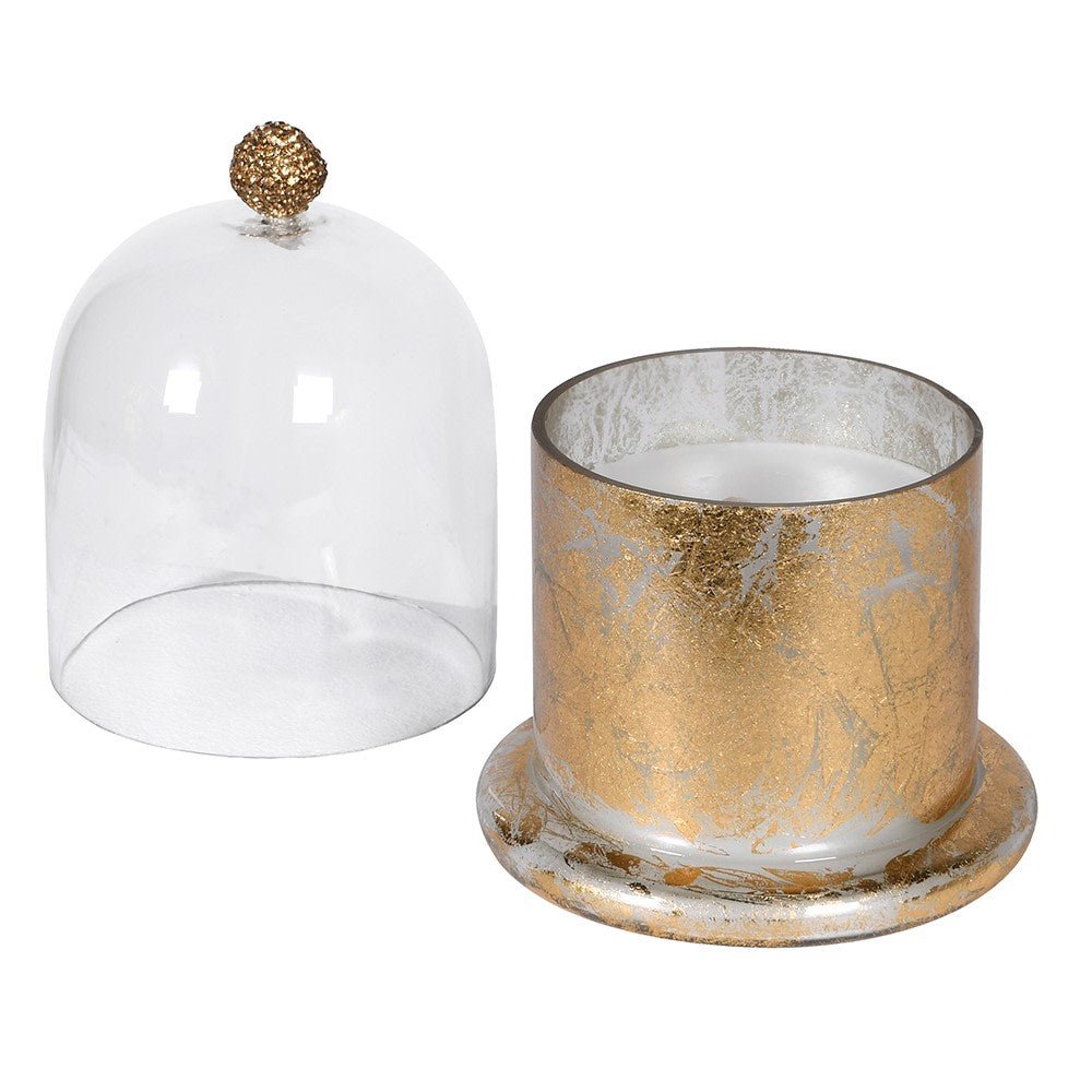 Gold Lidded Candle Jar - LUXONAS