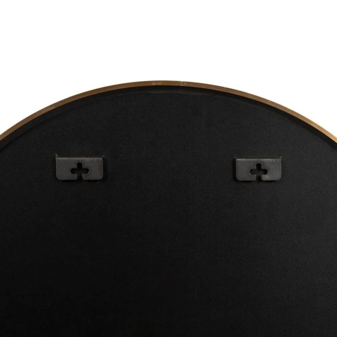 Gold Line Round Mirror 120cm - LUXONAS