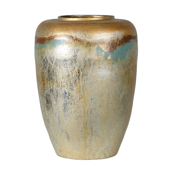 Gold Marbled Vase