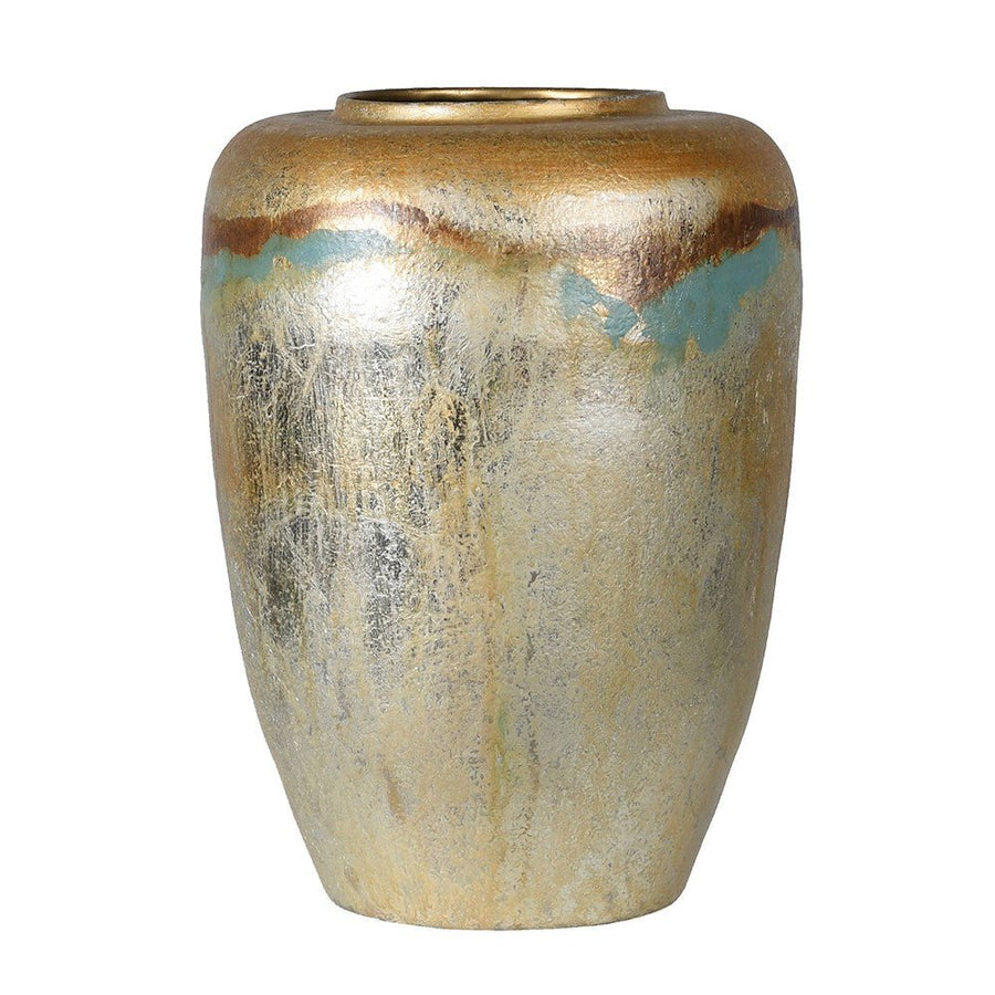 Gold Marbled Vase