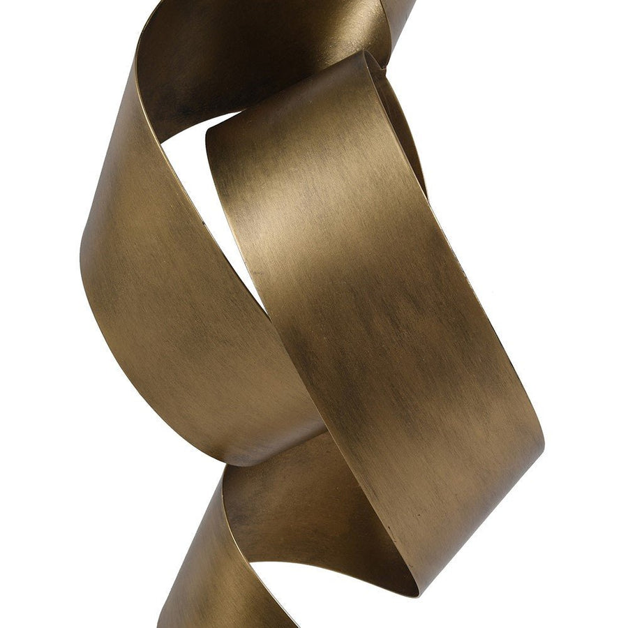 Gold Metal Swirl Deco