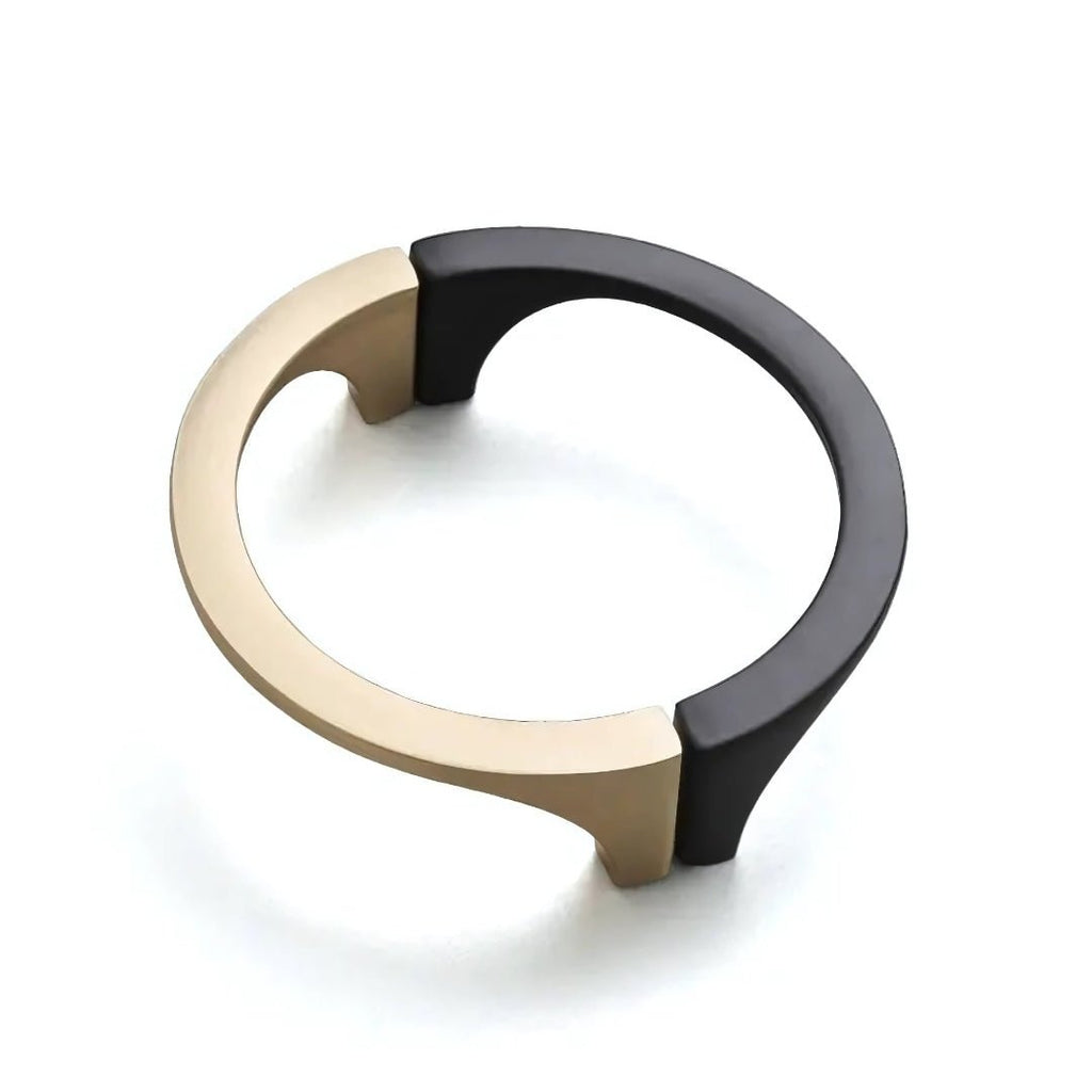 Gold Moon Handle Knob - Celestial Elegance for Your Furniture