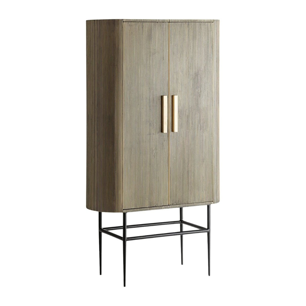 Gold Ridged 2 - Door Cabinet - LUXONAS
