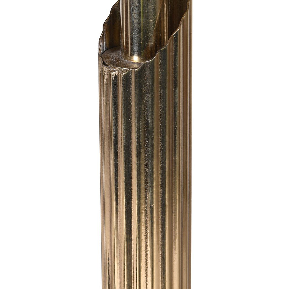 Gold Stem Table Lamp with Black Shade - LUXONAS