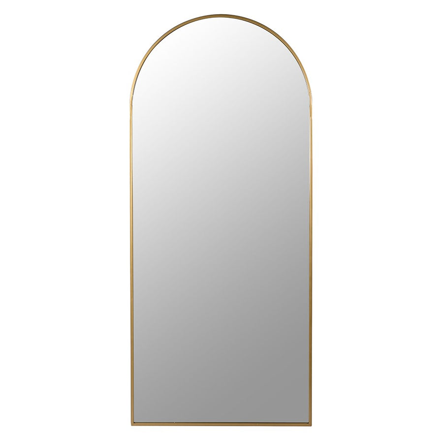 Gold Tall Arch Wall Mirror