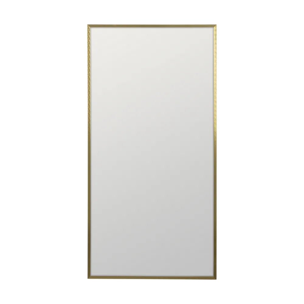 Elegant Golden Aluminium Mirror 50 x 100 cm