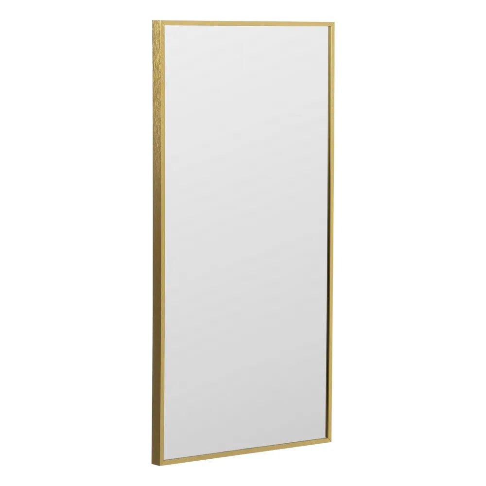 Golden Aluminium Mirror - LUXONAS