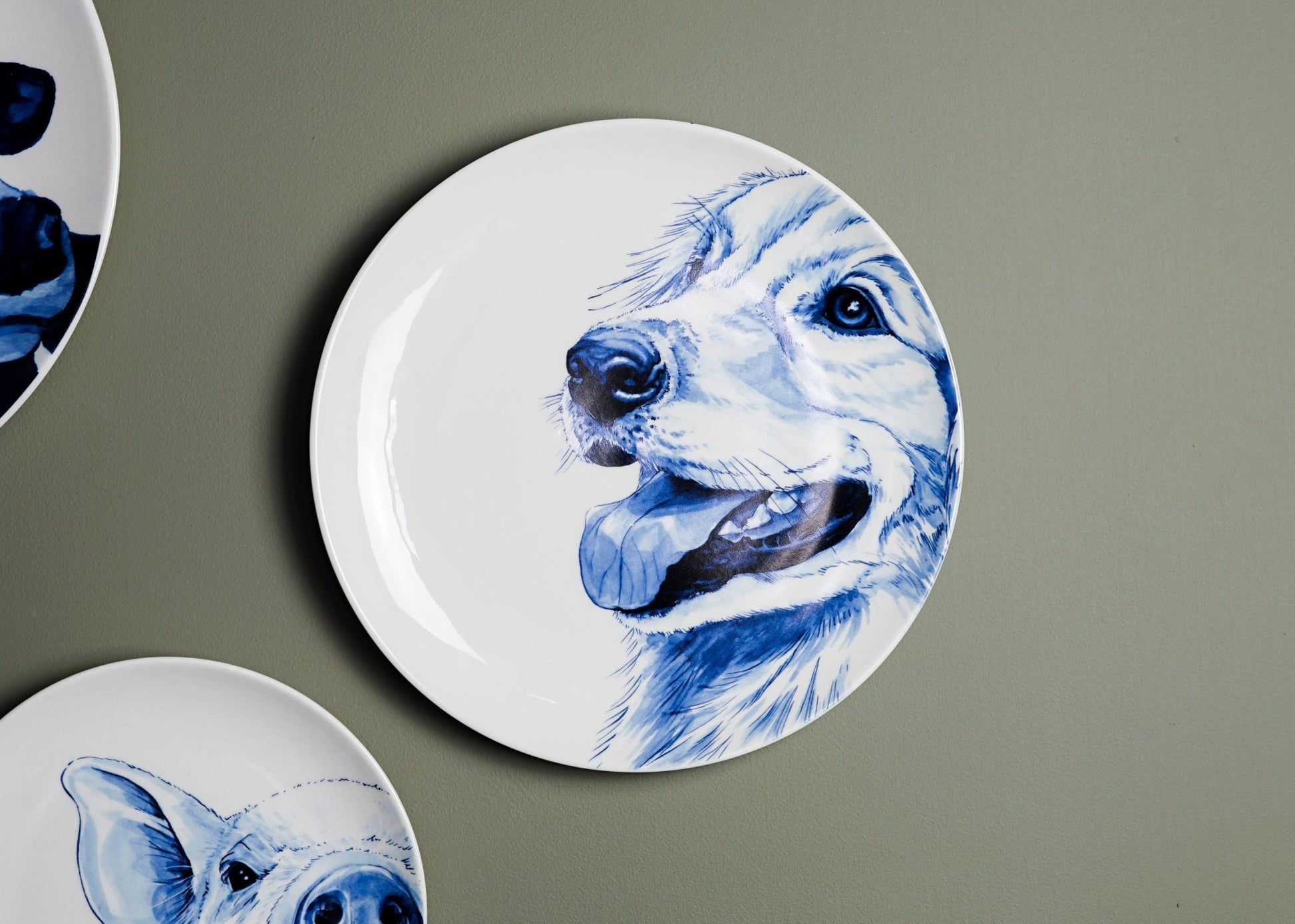Golden Retriever Wall Plate - LUXONAS