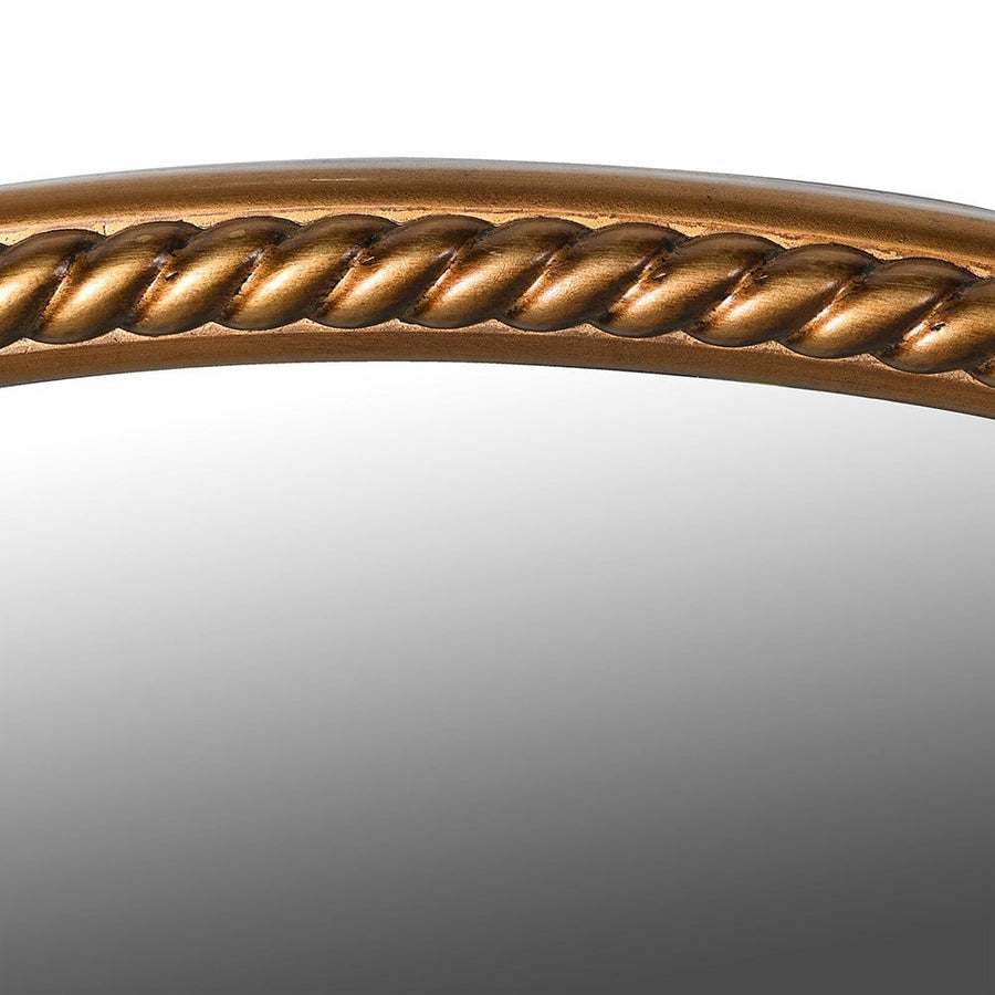 Golden Rope Effect Wall Mirror