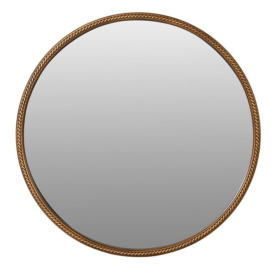 Golden Rope Effect Wall Mirror