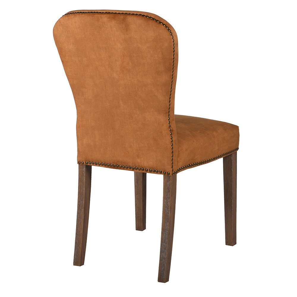 Golden Velvet Dining Chair - LUXONAS