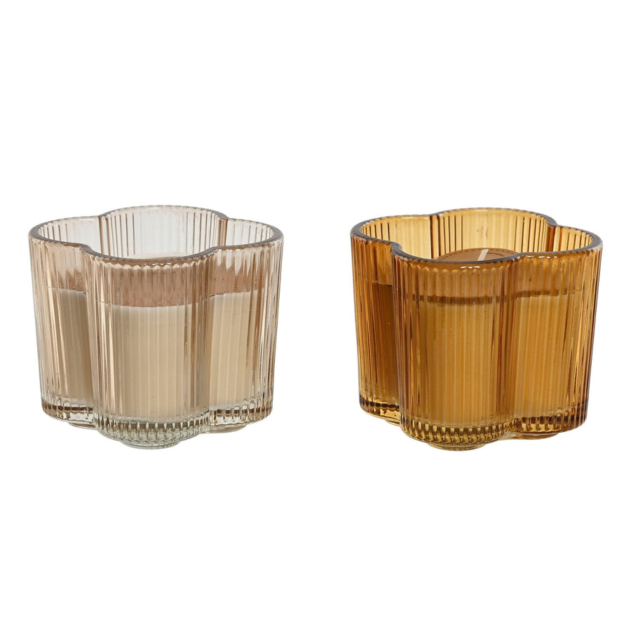 Grated Wax Candle in Glass Container, 175 grams