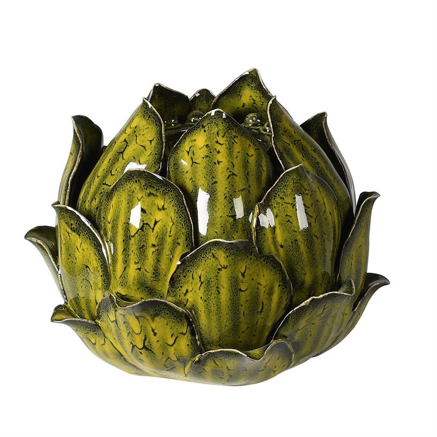Green Artichoke Candleholder