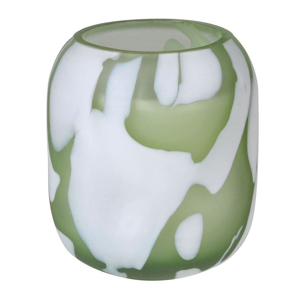 Green & White Tuberose Candle