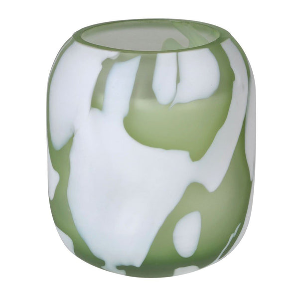 Green & White Tuberose Candle