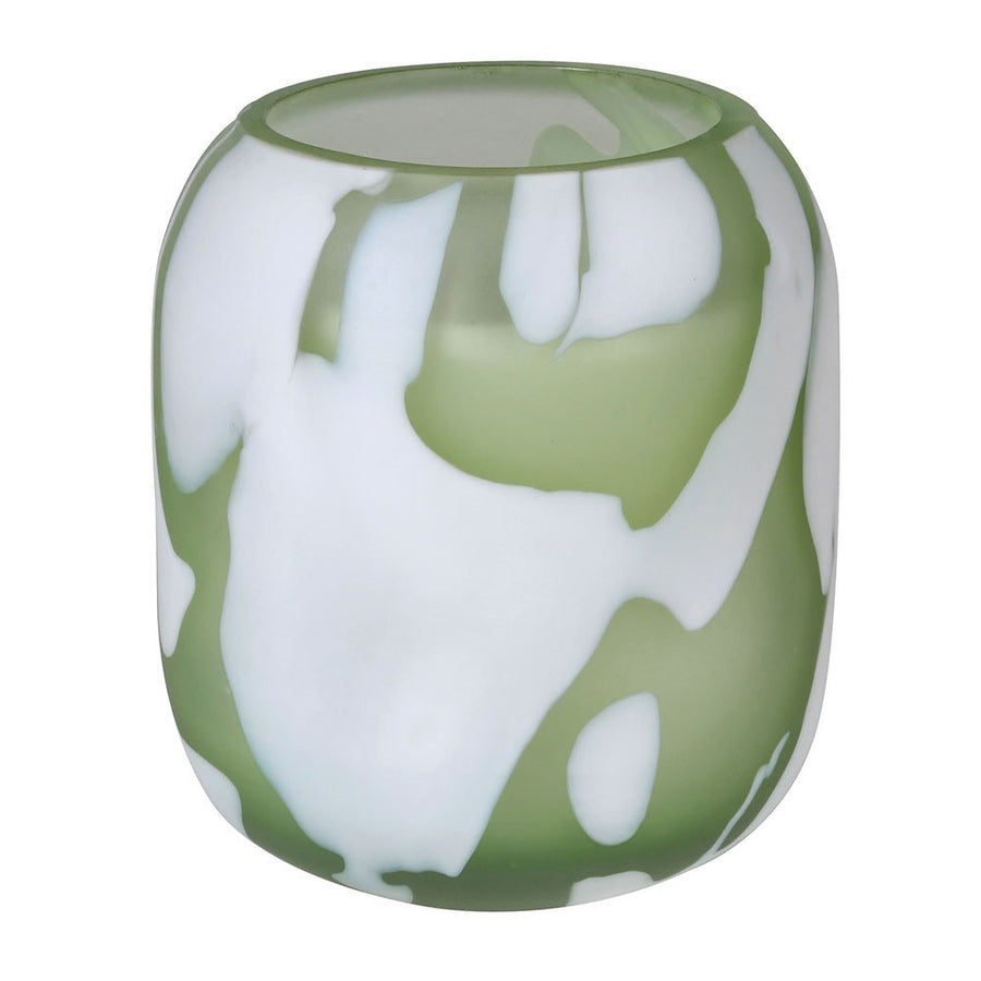 Green & White Tuberose Candle