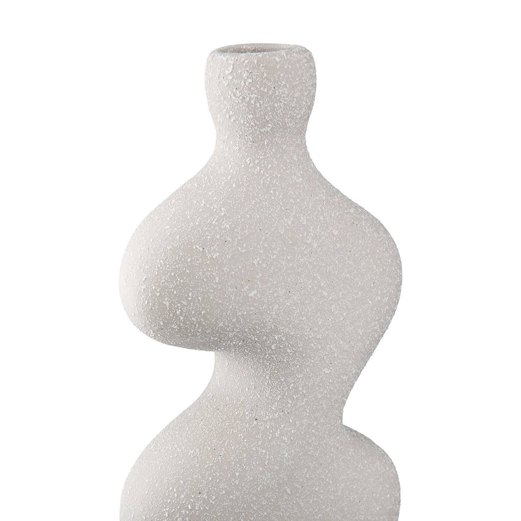 Grey Ceramic Wave Vase - LUXONAS HOME