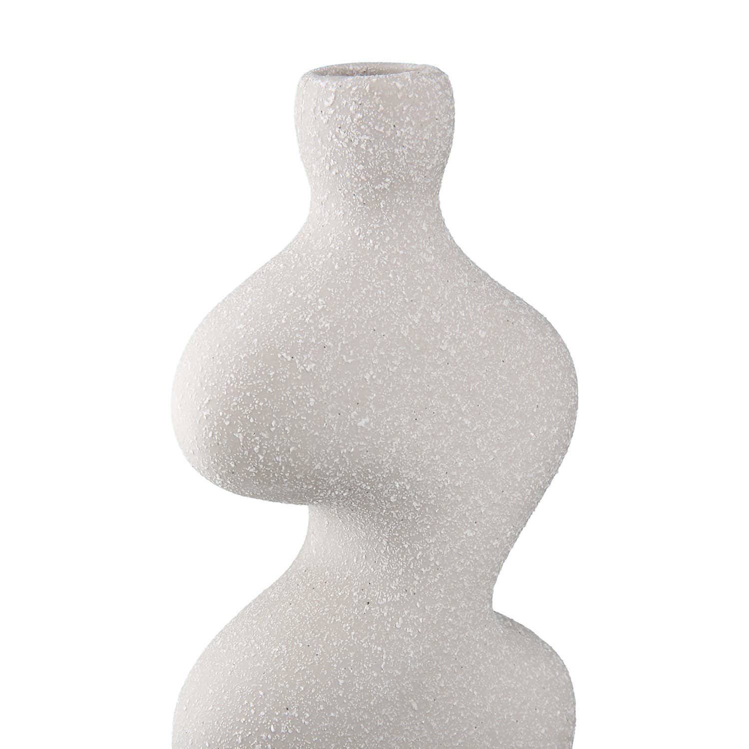 Grey Ceramic Wave Vase - LUXONAS HOME