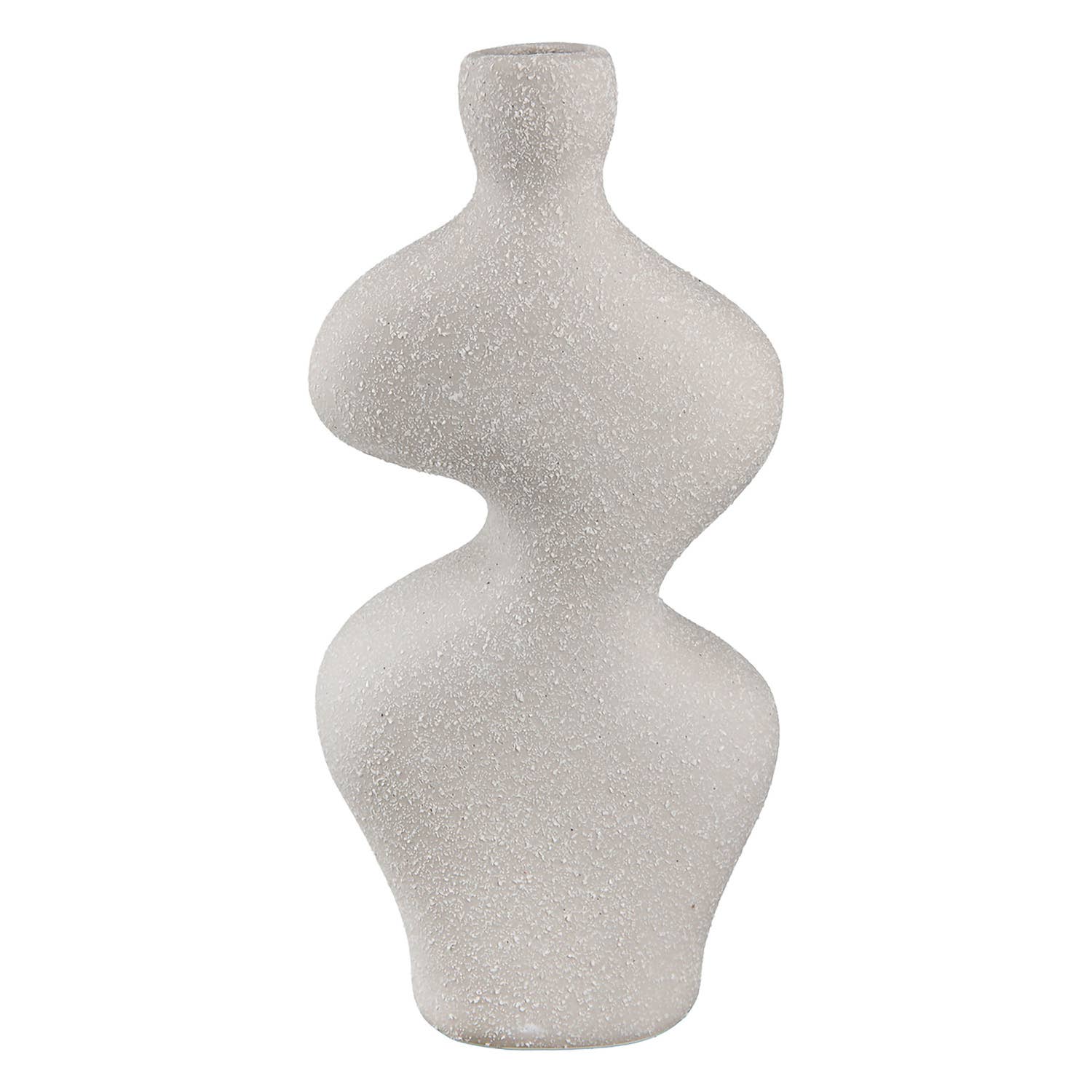 Grey Ceramic Wave Vase - LUXONAS HOME