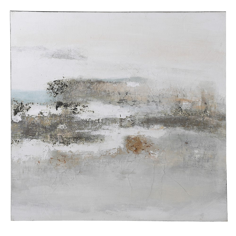 Grey Country Hand Painting