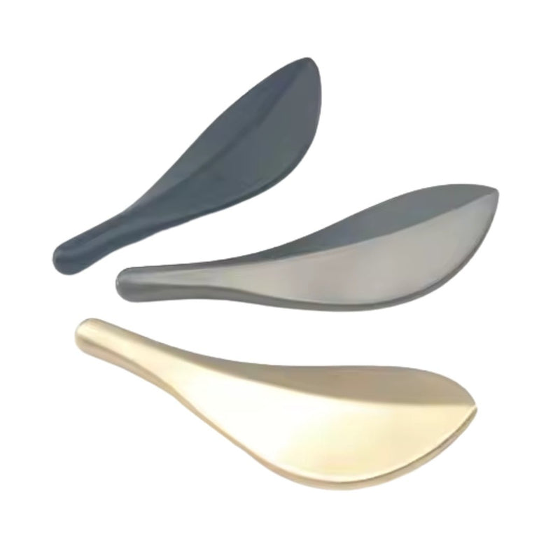 Grey Leaf Handle Knob