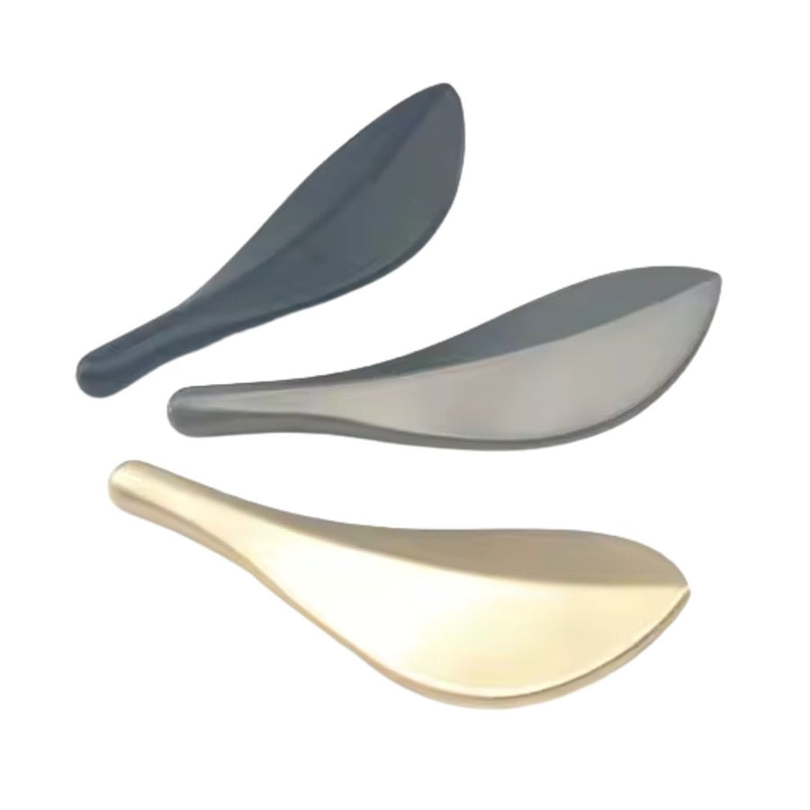 Grey Leaf Handle Knob