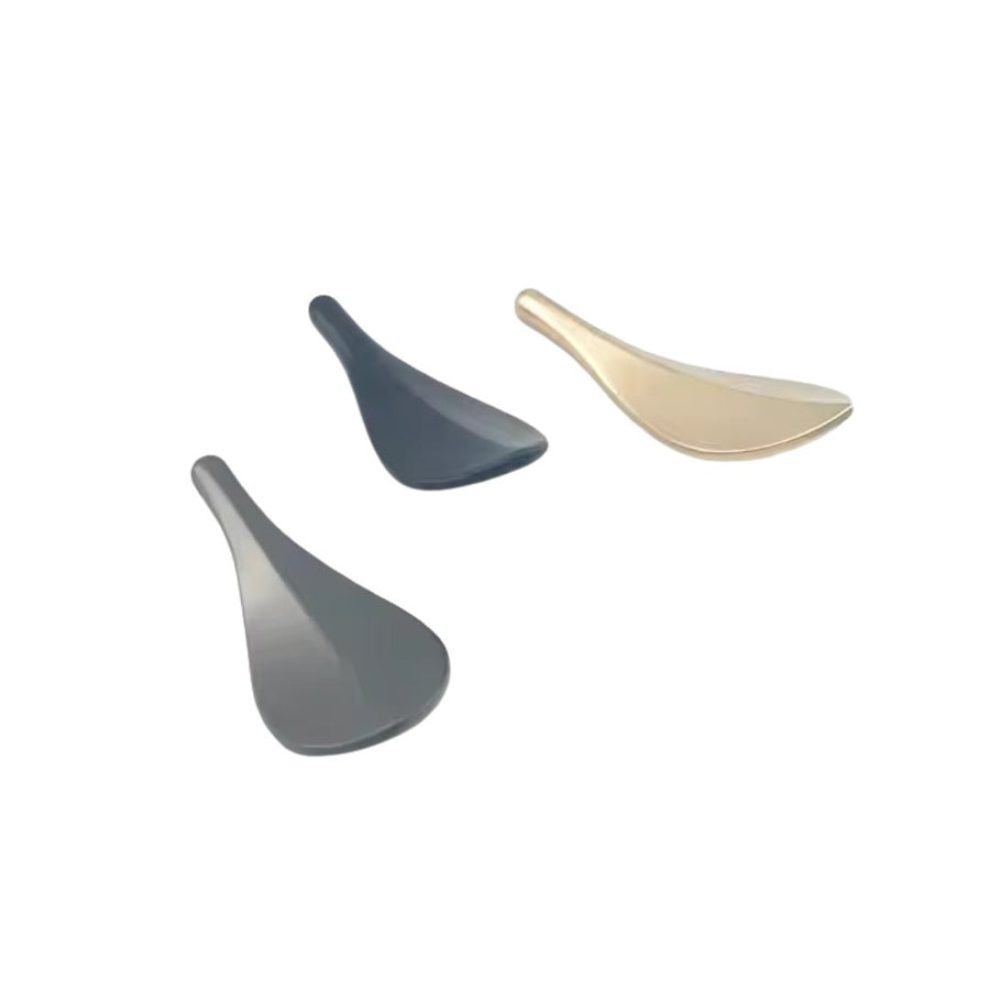 Grey Leaf Handle Knob