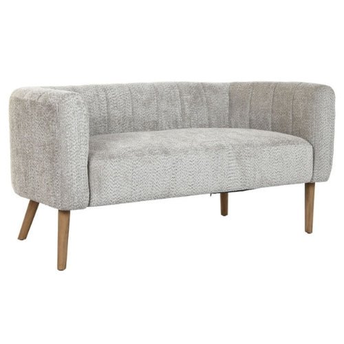Grey Polyester Sofa – Modern Urban Comfort - LUXONAS