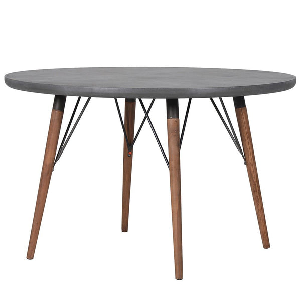 Grey Round Dining Table