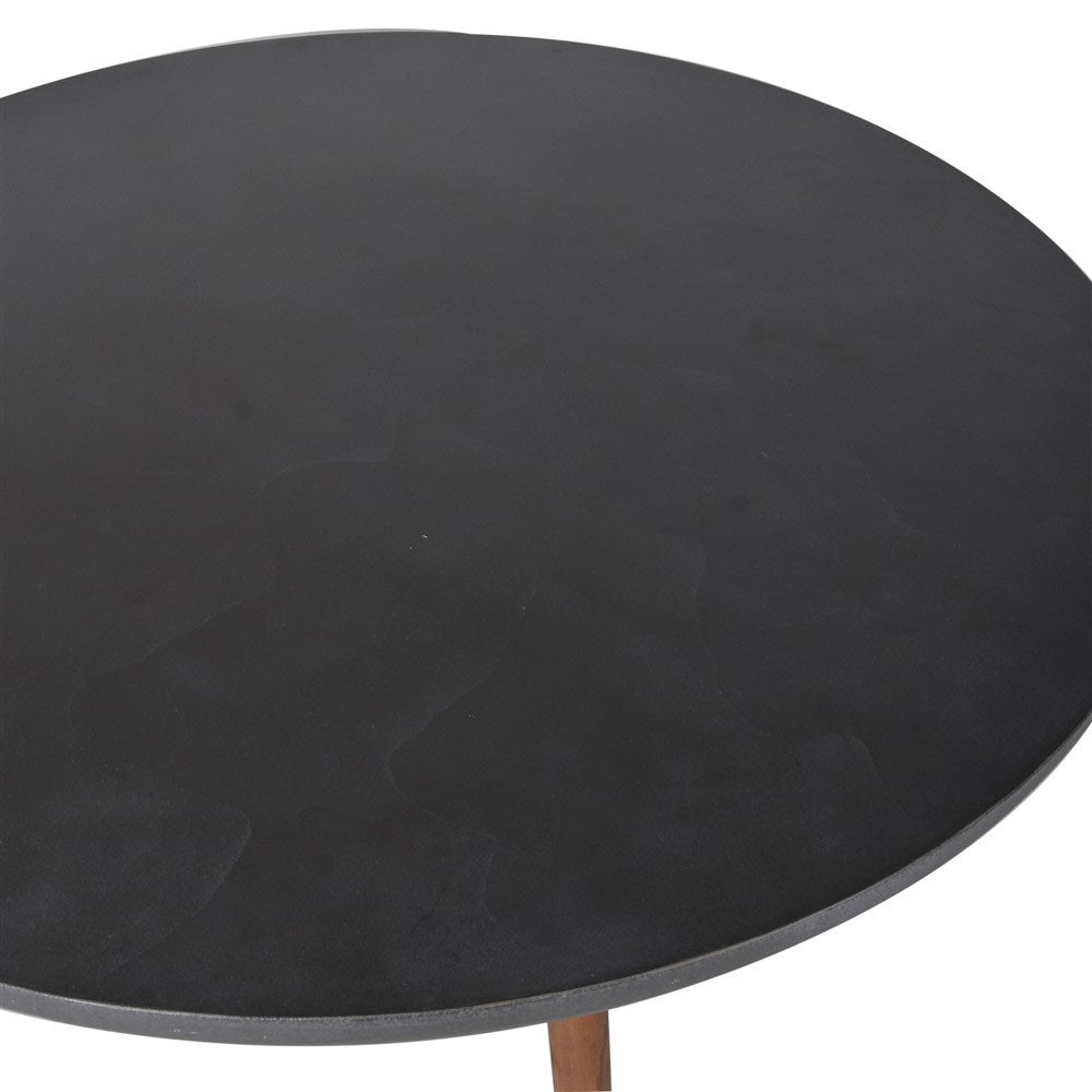 Grey Round Dining Table - LUXONAS