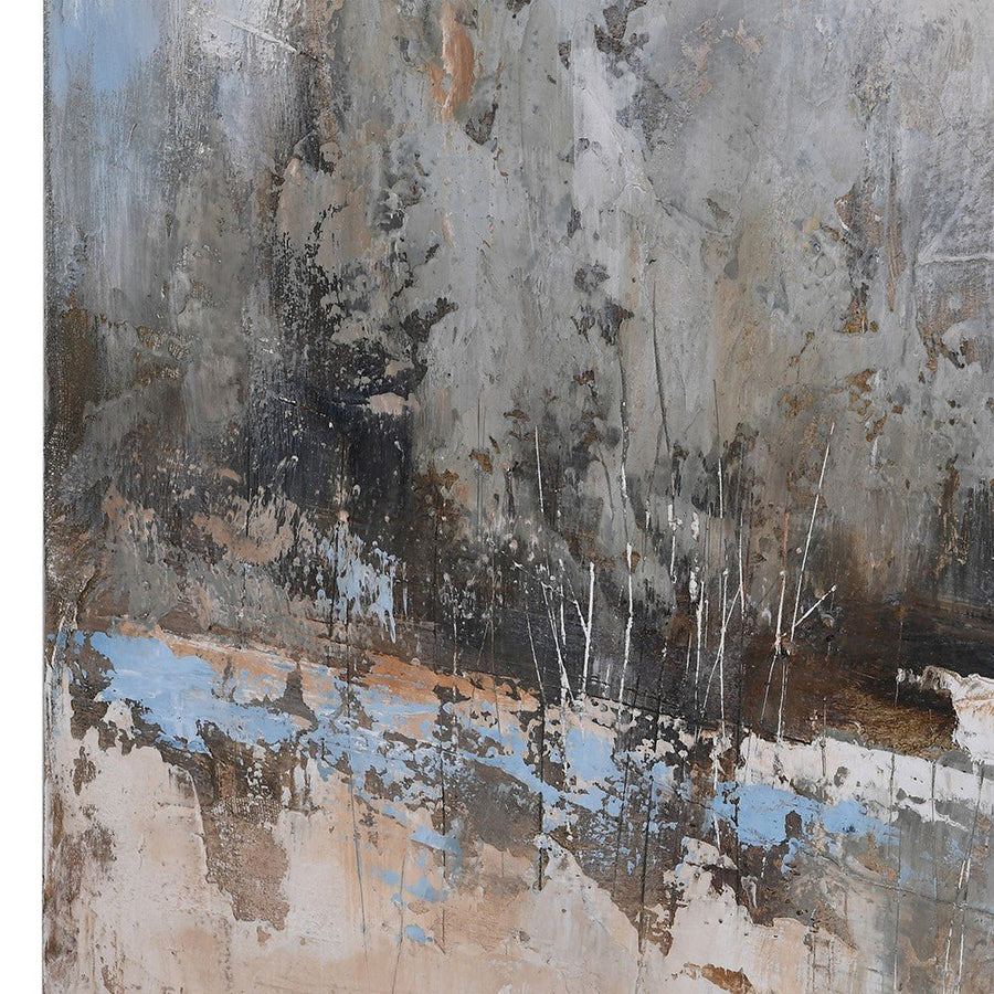 Grey Trees Riverside Painting