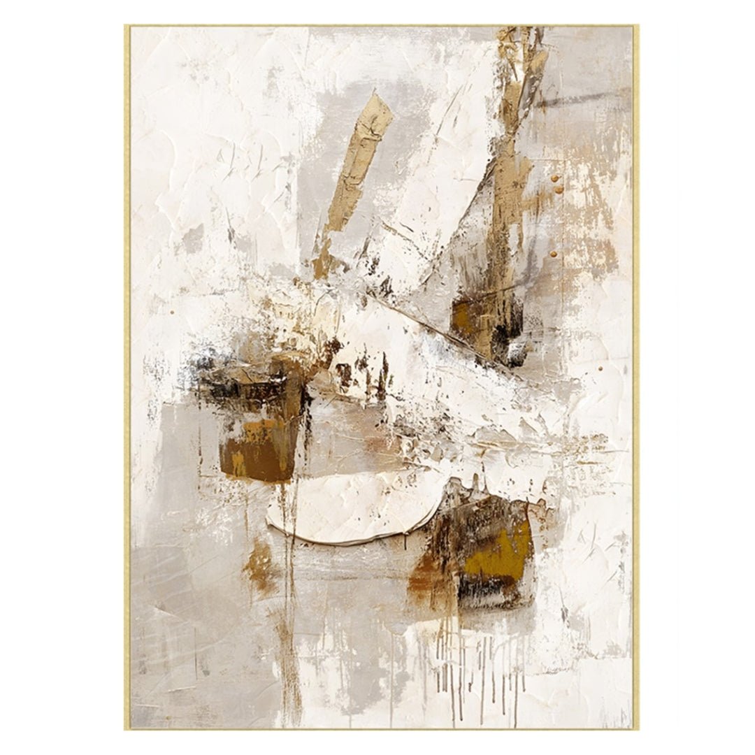 Hand Painted Abstract Wall Art Persy - LUXONAS