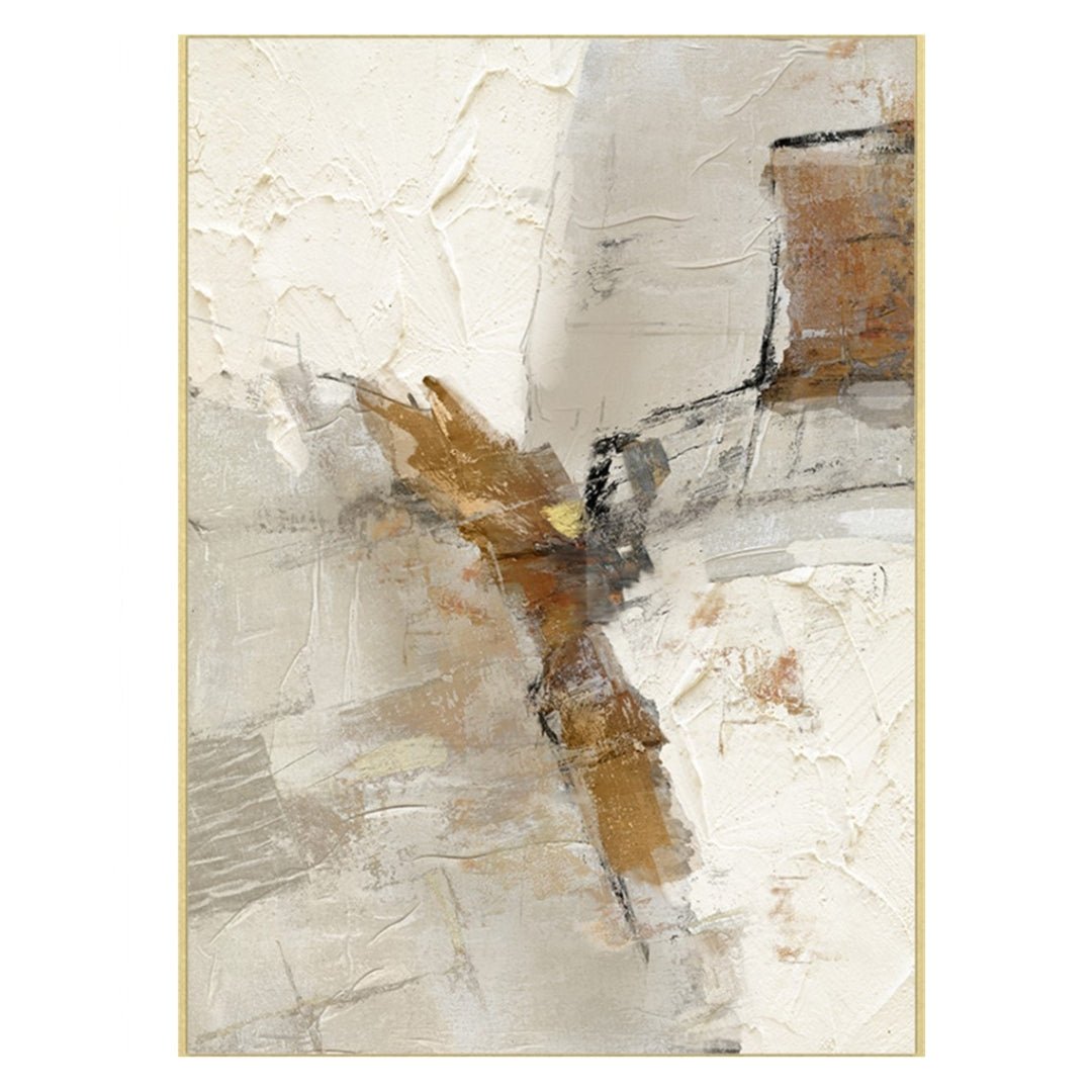 Hand Painted Abstract Wall Art Sersy - LUXONAS