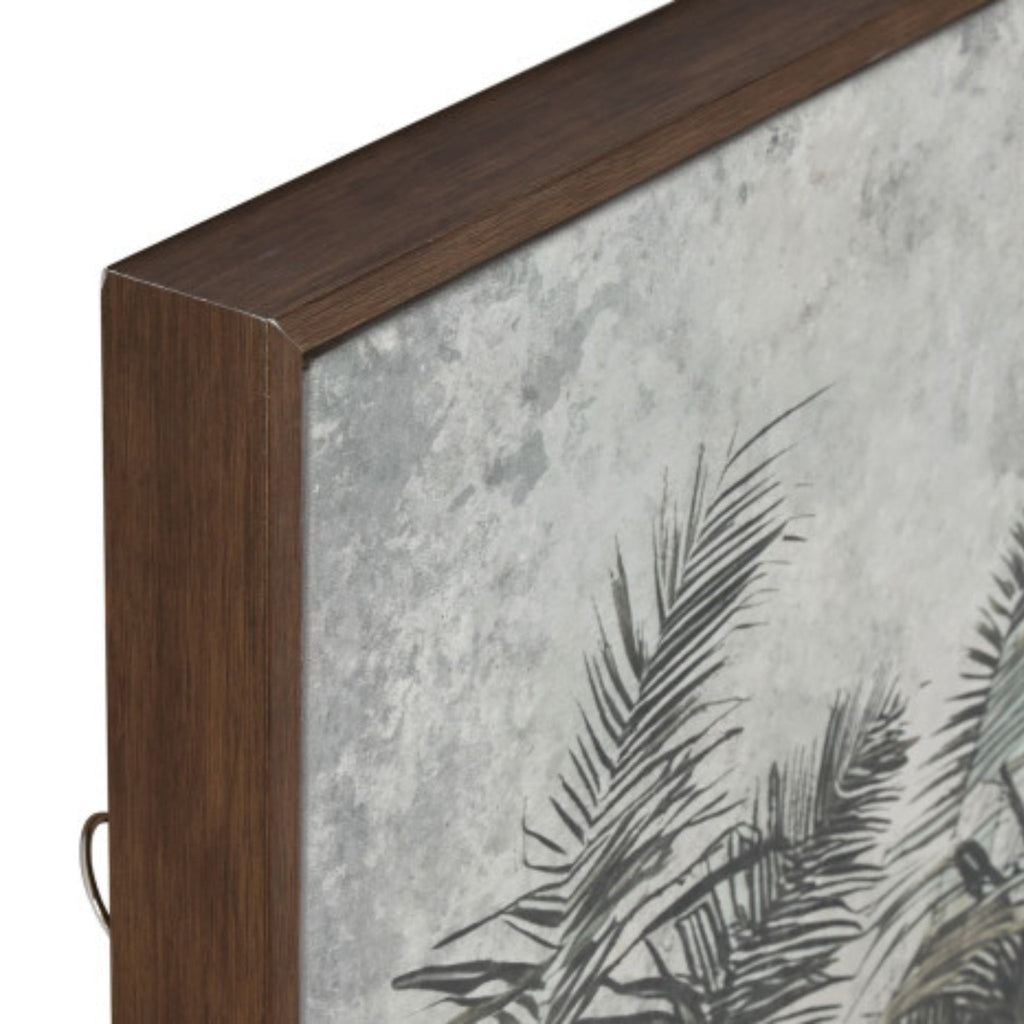 Hand Painted Lago Palmeras Wall Art - LUXONAS