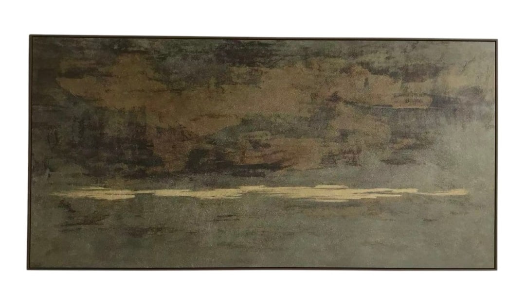Hand-Painted Modern Canvas 200 × 100 cm