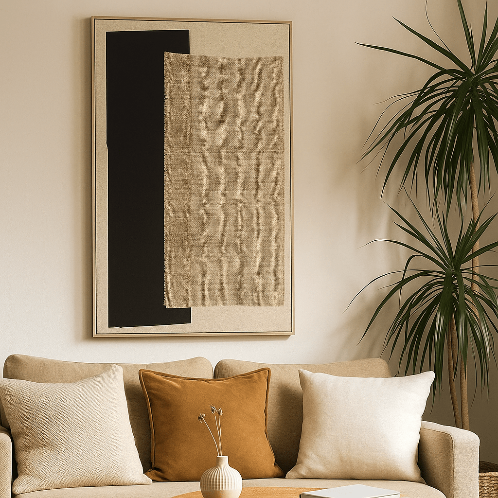 Hand Painted Textured Wall Art - LUXONAS