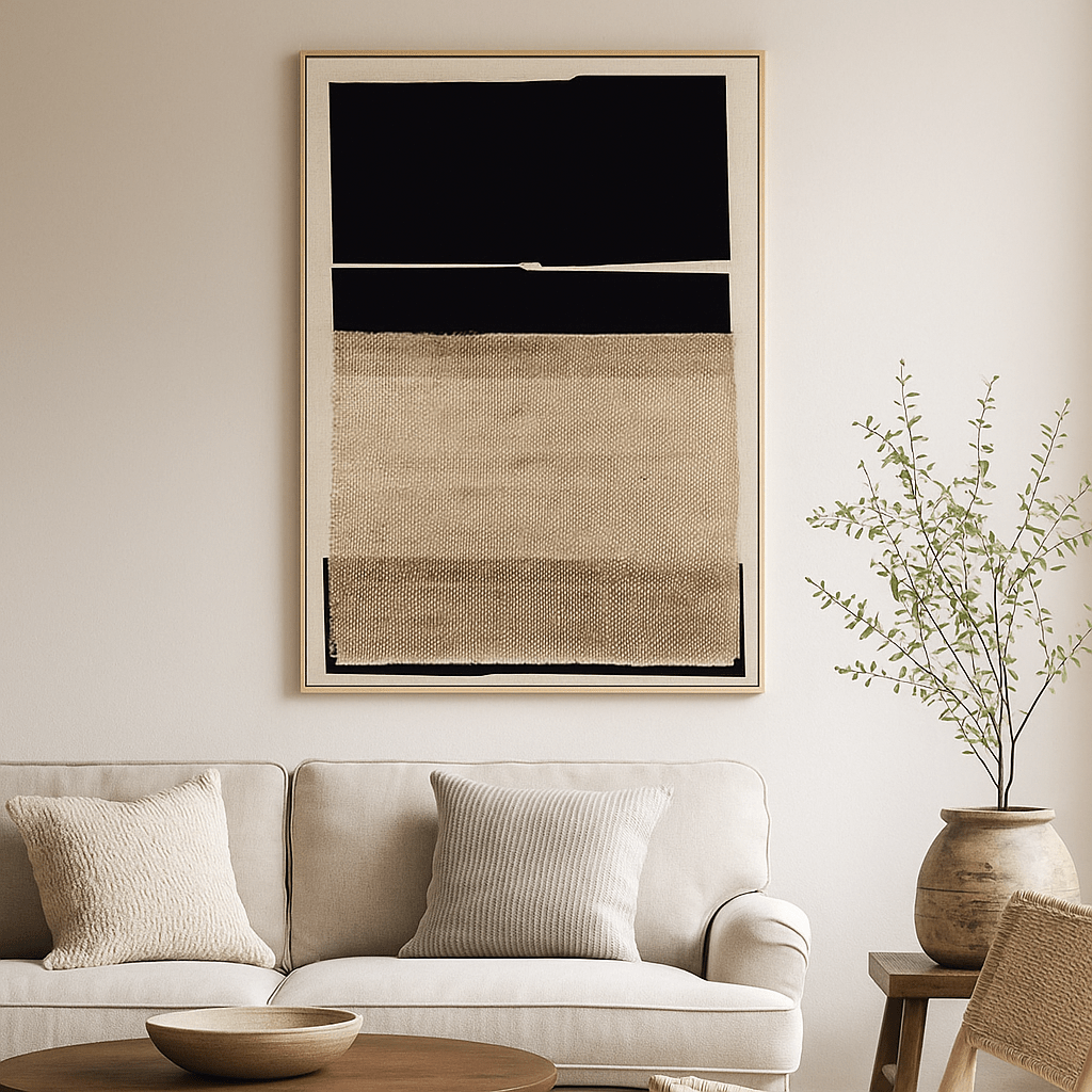 Hand Painted Textured Wall Art - LUXONAS